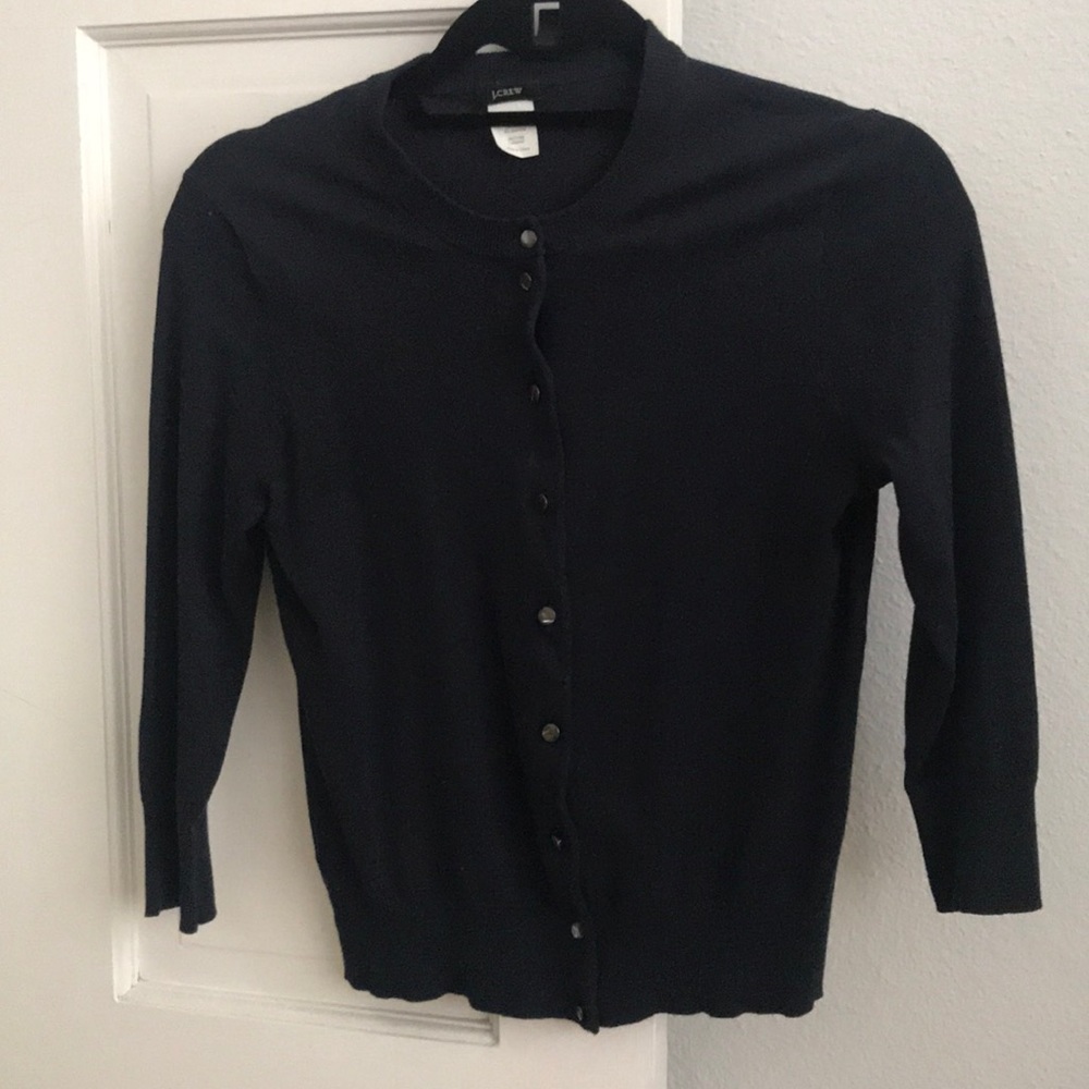 JCrew Navy Blue Cardigan